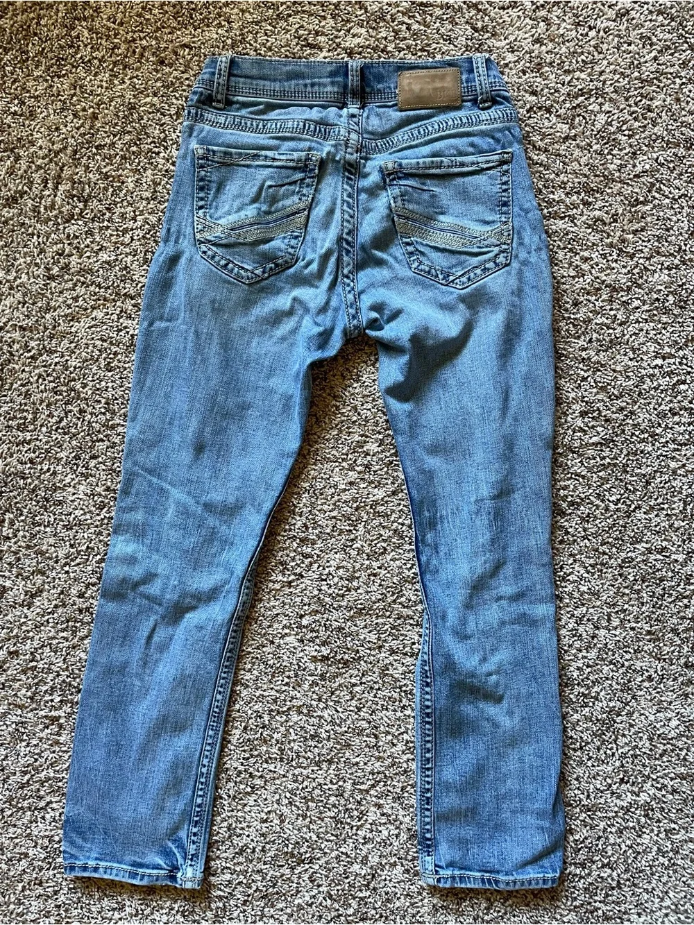 BKE ALEC Straight Leg Light Wash Jeans Men’s 29x30 (measures 28x29) ABP5197